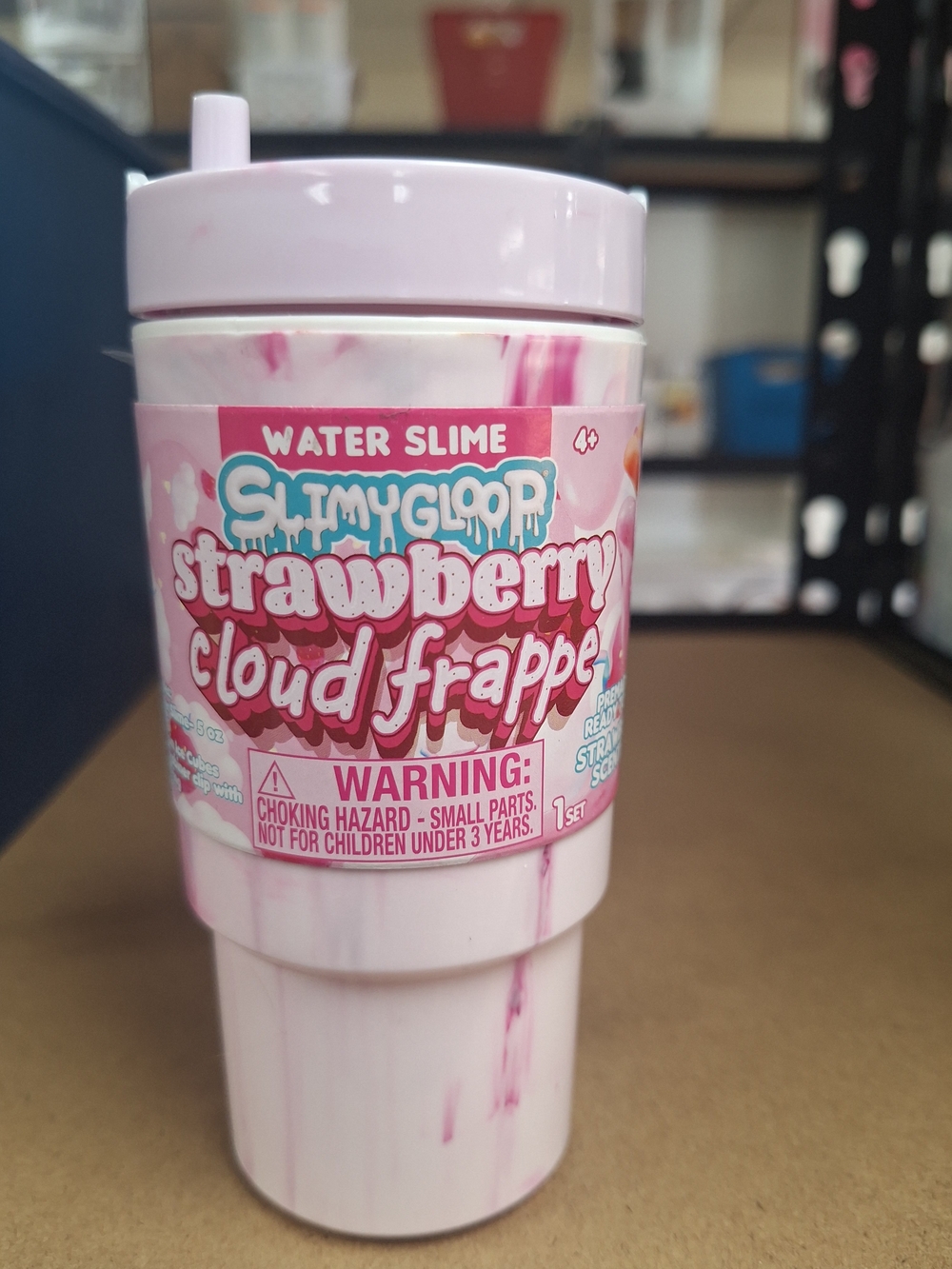 SlimyGloop Strawberry Cloud Frappe Water Slime - Pink